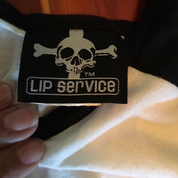 Bullet print baseball tee by Lip Service - Picture 3 of 5